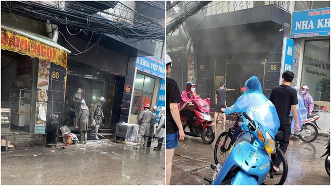 Ch&aacute;y nh&agrave; d&acirc;n tr&ecirc;n phố Triều Kh&uacute;c, H&agrave; Nội - Ảnh 1.