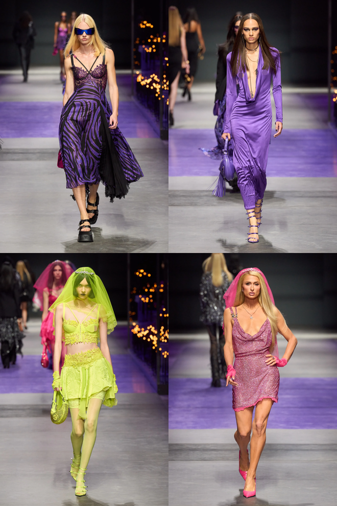 Quỳnh Anh Shyn - Tiên Nguyễn bừng sáng, Paris Hilton bất ngờ catwalk tại show Versace - Ảnh 5.