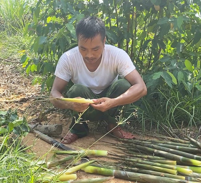 Chàng trai bỏ phố về giữa rừng dựng nhà tre để ở: Cô đơn nhưng yên bình, nuôi mơ ước lớn - Ảnh 7.