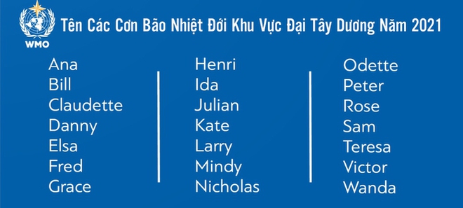 Vì sao bão được đặt tên và bão châu Á thường mang tên các loài động thực vật? - Ảnh 3.