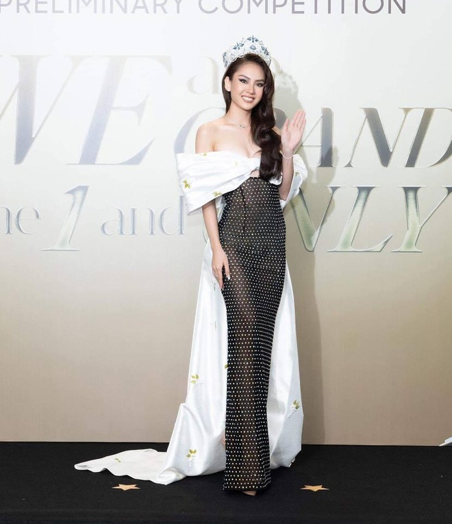 Thuỳ Tiên và dàn mỹ nhân tái xuất, 2 khách mời quốc tế xuất hiện trên thảm đỏ chung khảo Miss Grand Vietnam - Ảnh 7.