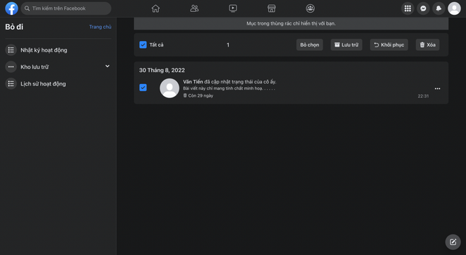 Cách chỉnh sửa, xóa và khôi phục một bài đăng trên Facebook - Ảnh 3.