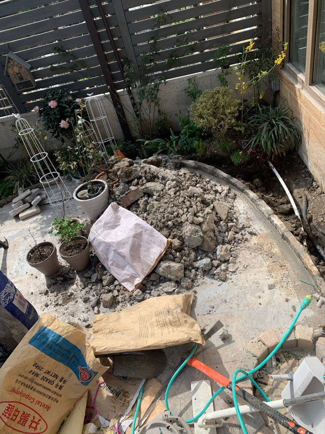 Khu vườn 45m&sup2; đậm chất điền vi&ecirc;n giữa l&ograve;ng th&agrave;nh phố, tha hồ trồng hoa nu&ocirc;i c&aacute; - Ảnh 7.