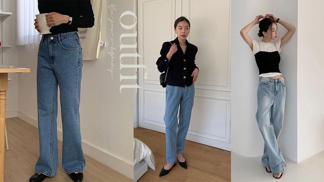 4 kiểu quần jeans tôn dáng hợp với mùa thu - Ảnh 1.