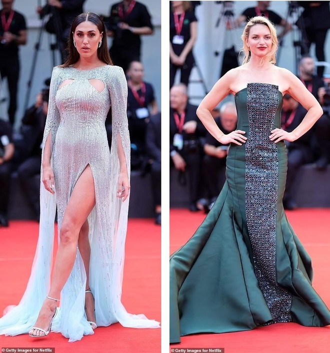Bond Girl gốc Cuba mặc mốt kh&ocirc;ng nội y, cười đ&ugrave;a với Brad Pitt tr&ecirc;n thảm đỏ LHP Venice - Ảnh 11.