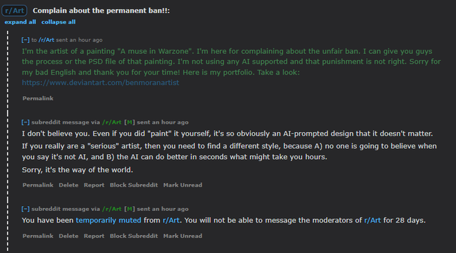 Kịch t&iacute;nh kh&oacute; tin thời 4.0: Quản trị vi&ecirc;n cấm t&aacute;c phẩm của nghệ sĩ Việt v&igrave; nghi do AI vẽ - Ảnh 2.