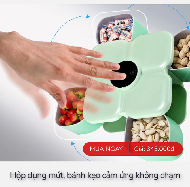 Cận cảnh hộp đựng mứt cảm ứng hot nhất Tết này: Tự mở trong 0,3 giây, thiết kế chống kẹp tay - Ảnh 7.