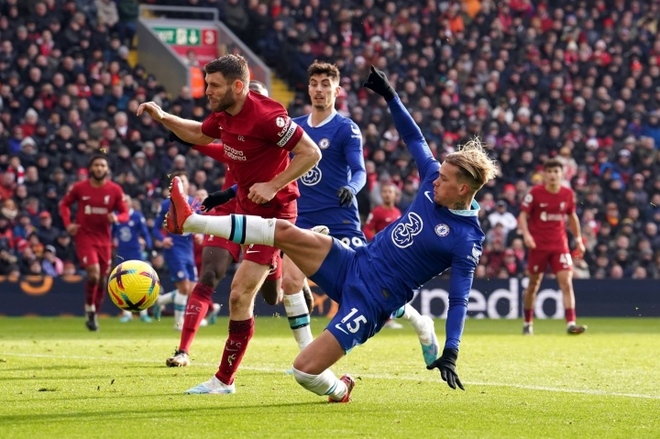 VAR hủy bàn thắng, Chelsea chia điểm với Liverpool - Ảnh 1.