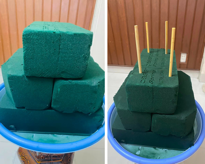 Mẹ ở Hải Phòng khoe cách cắm hoa lay ơn tỏa trăm bông ngày Tết - Ảnh 4.