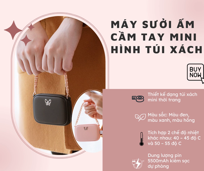 5 máy sưởi ấm tay giữ nhiệt cho những ngày đại hàn: thiết kế xinh xắn, giá cả phải chăng - Ảnh 3.