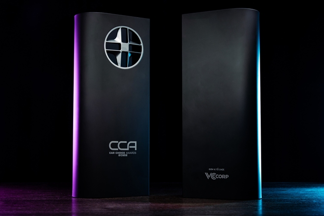Hé lộ cúp vinh danh Car Choice Awards 2022 trước giờ G: Thiết kế đậm chất nghệ thuật, mô phỏng logo tinh tế - Ảnh 1.