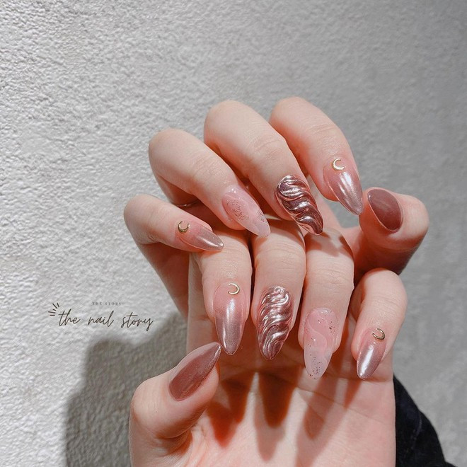 5 xu hướng nail hợp mốt, được hội công sở mê nhất Tết này - Ảnh 10.