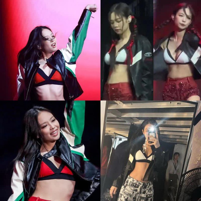 Jennie mặc bạo vượt khỏi ti&ecirc;u chuẩn idol: Đu trend kh&ocirc;ng quần giống hội IT girl, li&ecirc;n tục diện bra trước cả ngh&igrave;n kh&aacute;n giả - Ảnh 10.