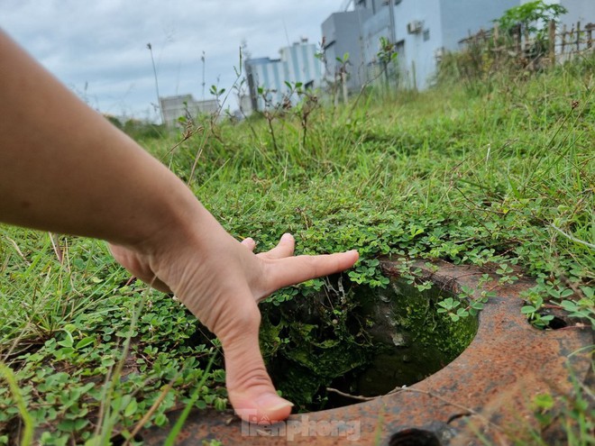 Chi ch&iacute;t hố trụ b&ecirc; t&ocirc;ng giăng bẫy tr&ecirc;n b&atilde;i đất trống ở Đ&agrave; Nẵng - Ảnh 3.