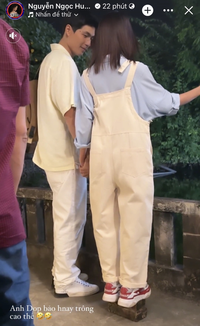 Một nữ diễn vi&ecirc;n Thương Ng&agrave;y Nắng Về đ&oacute;ng phim mới c&ugrave;ng Huyền Lizzie, khoe ảnh t&igrave;nh tứ với bạn diễn nam? - Ảnh 2.