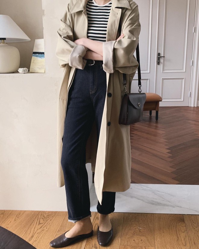 10 c&aacute;ch phối đồ với &aacute;o trench coat gi&uacute;p bạn mặc đẹp hơn - Ảnh 7.