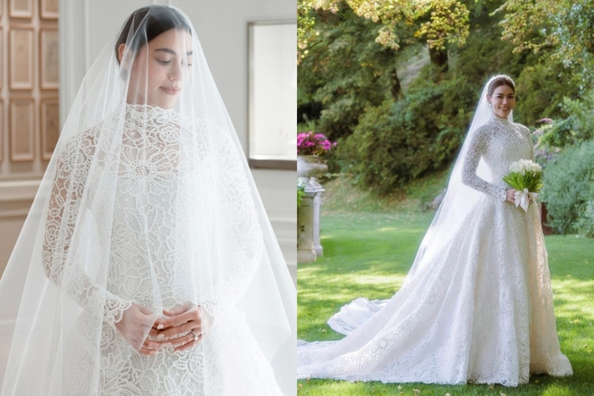 Hôn nhân 3 đại mỹ nhân châu Á diện váy cưới Dior trong đám cưới khủng: Song Hye Kyo - Angelababy “đứt gánh giữa đường”, minh tinh Thái thì sao? - Ảnh 9.