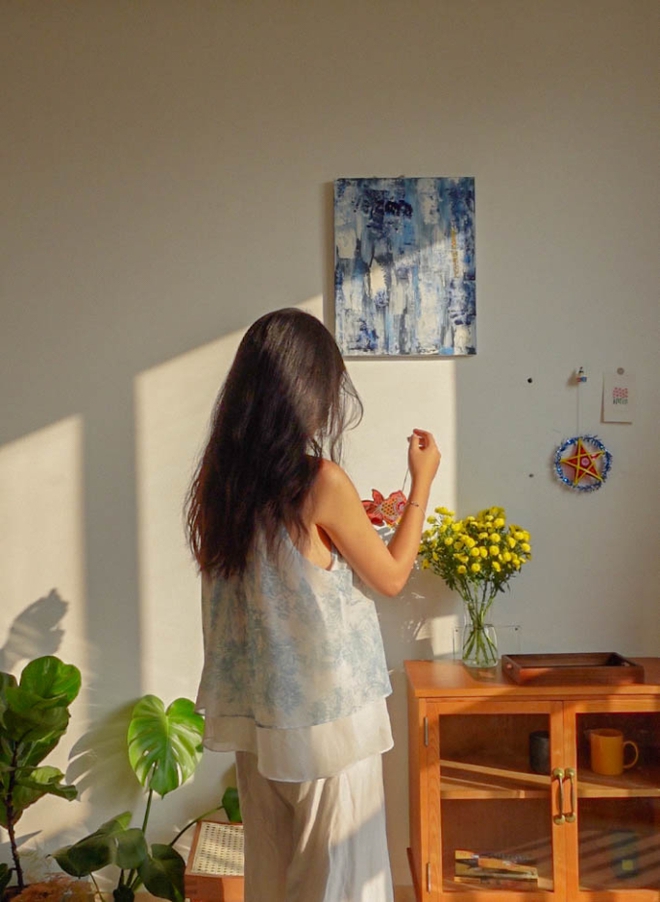 C&ocirc; n&agrave;ng Gen Z ở nh&agrave; thu&ecirc; m&agrave; đầu tư decor xinh qu&aacute; chừng, g&oacute;c n&agrave;o tr&ocirc;ng cũng nghệ như ảnh tr&ecirc;n Pinterest - Ảnh 7.