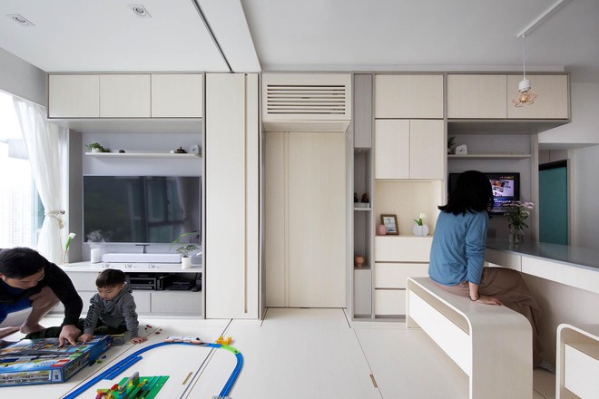 Căn hộ 45m2 c&oacute; 4 ph&ograve;ng ngủ v&agrave; ph&ograve;ng n&agrave;o cũng tho&aacute;ng - Ảnh 9.