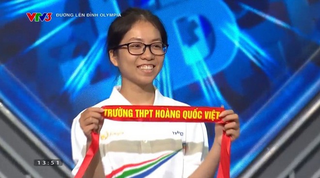 Nữ sinh Quảng Ninh giành vòng nguyệt quế đầu tiên của Olympia mùa 24 - Ảnh 3.