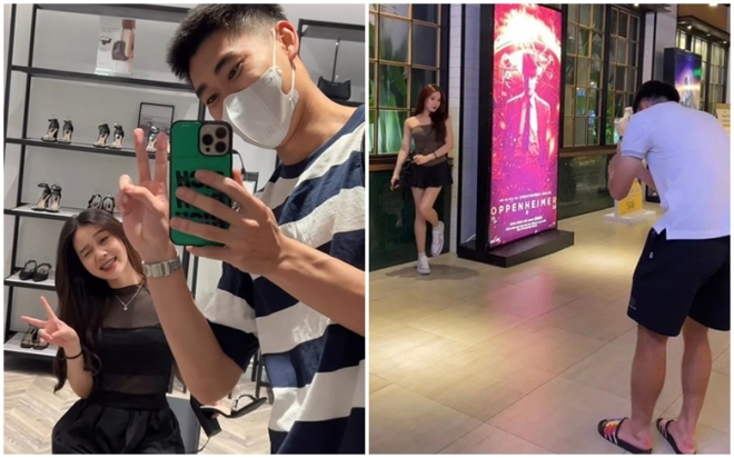 Hot girl khoe bồ cầu thủ ủi đồ và gấp quần áo cho mình, netizen chỉ chú ý đến dàn múi bụng căng đét! - Ảnh 4.