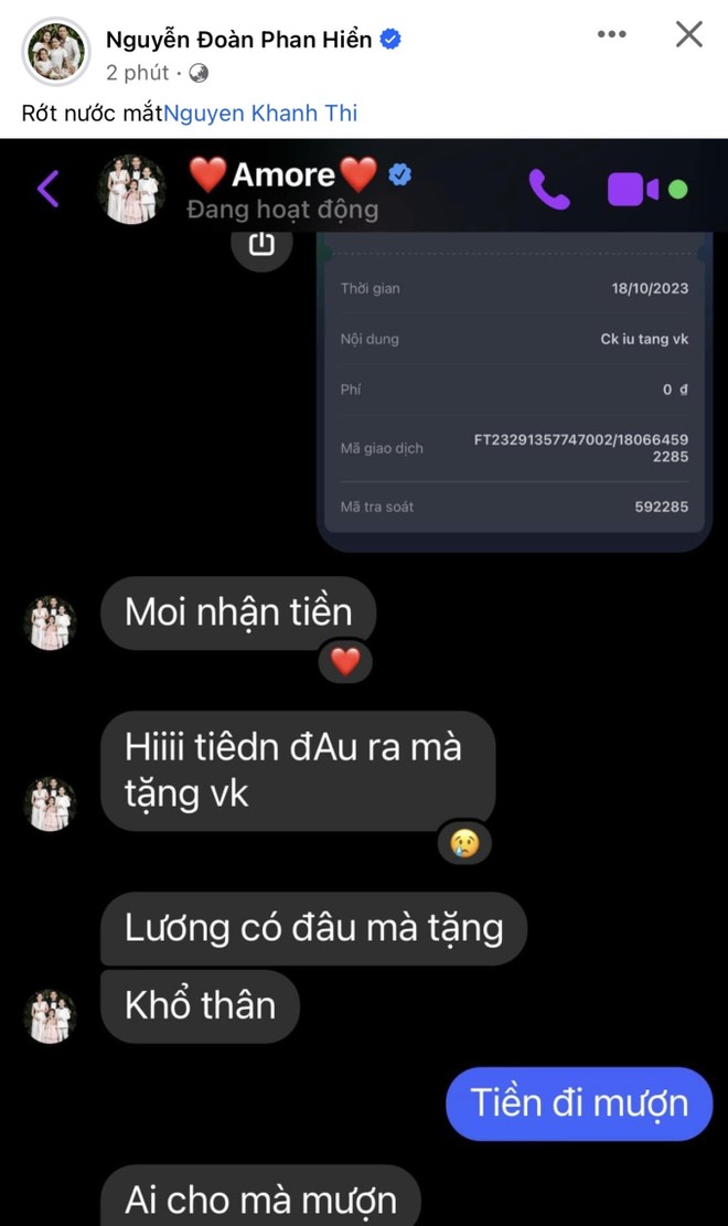Phan Hiển ting ting cho Kh&aacute;nh Thi tạo bất ngờ nhưng nhận c&aacute;i kết rớt nước mắt - Ảnh 1.