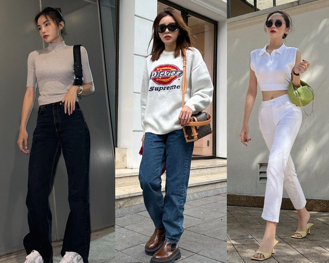 4 mỹ nhân Việt có phong cách diện quần jeans vừa sang vừa tôn dáng - Ảnh 4.