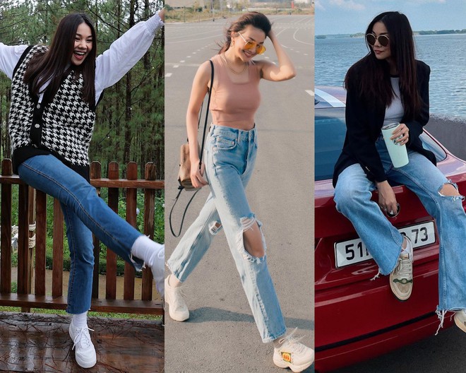4 mỹ nhân Việt có phong cách diện quần jeans vừa sang vừa tôn dáng - Ảnh 3.