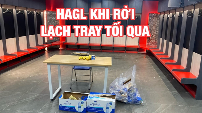 HAGL FC c&oacute; h&agrave;nh động đẹp khiến nh&acirc;n vi&ecirc;n dọn dẹp phải chấm ngay 10 điểm v&igrave; qu&aacute; nể - Ảnh 1.