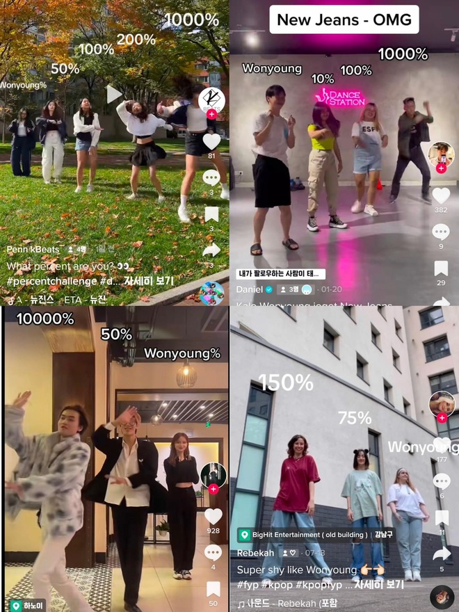 Trend nhảy vũ đạo NewJeans theo kiểu Jang Wonyoung trở thành meme quốc tế, dân mạng Hàn tranh cãi - Ảnh 1.