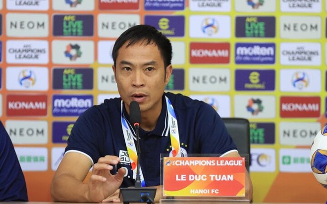 H&agrave; Nội FC thua li&ecirc;n tiếp 3 trận, HLV L&ecirc; Đức Tuấn khen học tr&ograve; tinh thần tốt l&ecirc;n - Ảnh 1.