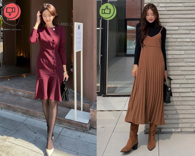 4 kiểu váy liền mùa lạnh khiến phong cách của bạn lỗi mốt - Ảnh 1.
