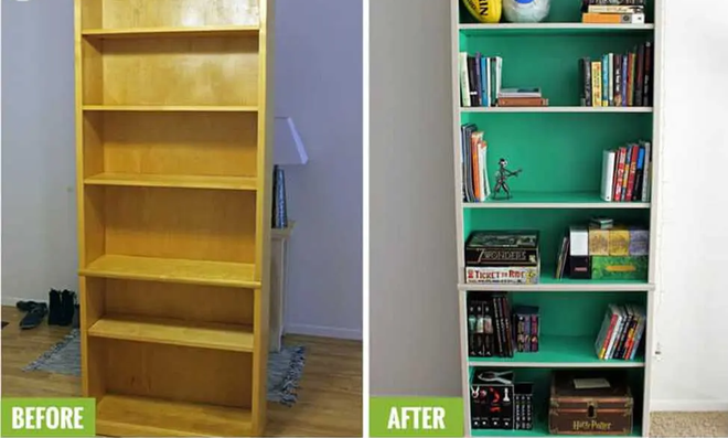 10 &yacute; tưởng l&agrave;m đẹp lại c&aacute;c m&oacute;n đồ nội thất cũ với hộp sơn m&agrave;u - Ảnh 2.