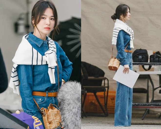 Song Hye Kyo mặc quần jeans đẹp từ phim ra ngoài đời, ngắm là muốn học hỏi - Ảnh 1.