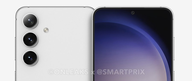 Lộ diện hình ảnh Galaxy S24 và Galaxy S24 Ultra: Ngoại hình cực giống với iPhone, mẫu cao cấp cũng dùng khung titan - Ảnh 2.
