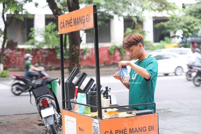 Trào lưu bán cafe dạo ở Hà Nội - Ảnh 9.