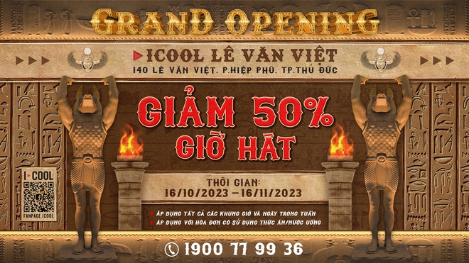 Karaoke ICOOL Lê Văn Việt khai trương - giảm 50% giờ hát - Ảnh 5.