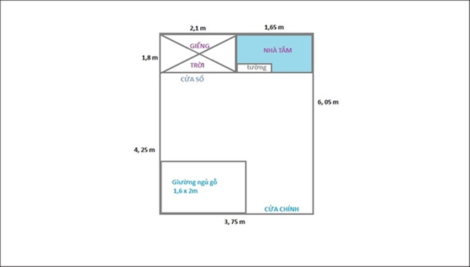 Tư vấn cải tạo và bố trí nội thất căn hộ 17m2 cho 2 mẹ con ở TPHCM - Ảnh 1.