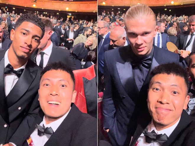 Haaland đượm buồn, Mbappe về sớm khi Messi nhận Quả bóng vàng - Ảnh 1.