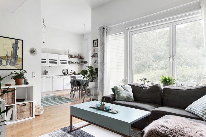 Căn hộ 40m2 nhưng rộng thênh thang với đủ các góc chức năng dành cho gia đình trẻ - Ảnh 2.