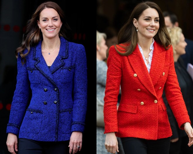 Khi mỹ nhân Hoàng gia diện blazer: Kate Middleton thanh lịch, Công nương Diana vẫn chuẩn mốt sau vài thập kỷ nhìn lại - Ảnh 4.