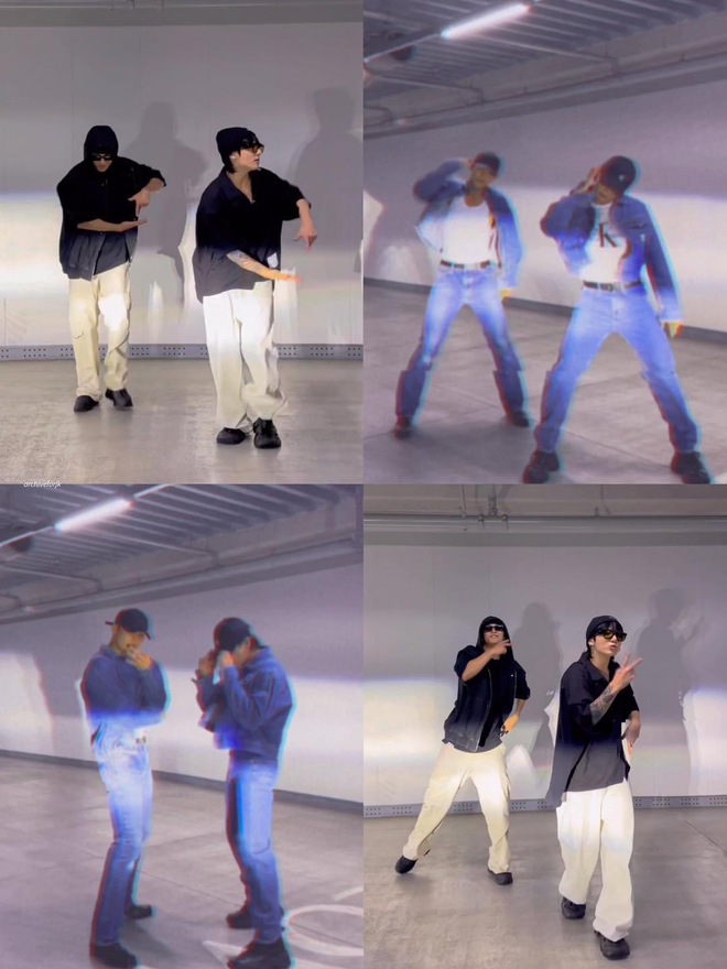 Jung Kook nửa đêm “náo động”: Mang đồ đôi quay vũ đạo cùng bạn thân Mingyu, liên tục tương tác với fan… SEVENTEEN - Ảnh 4.