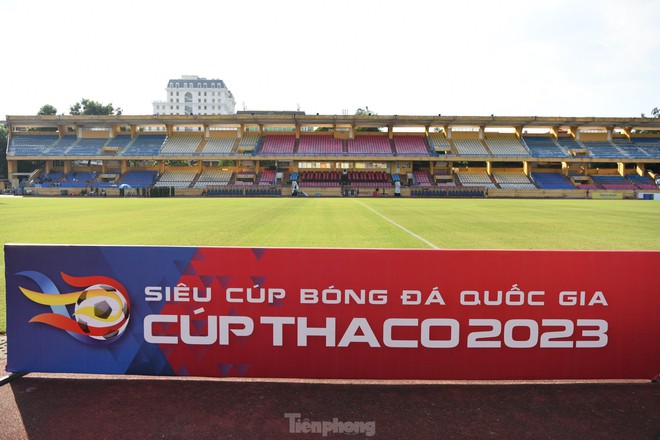 S&acirc;n vận động H&agrave;ng Đẫy rực rỡ trước giờ G, sẵn s&agrave;ng cho trận Si&ecirc;u c&uacute;p Quốc gia 2023 lịch sử - Ảnh 5.