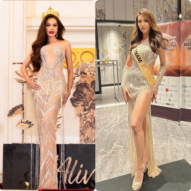 Điểm chung trong phong cách Lê Hoàng Phương và Thùy Tiên tại Miss Grand International - Ảnh 2.