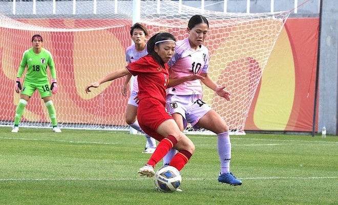 Đội tuyển nữ Việt Nam thua Nhật Bản trong trận đấu chia tay HLV Mai Đức Chung - Ảnh 1.