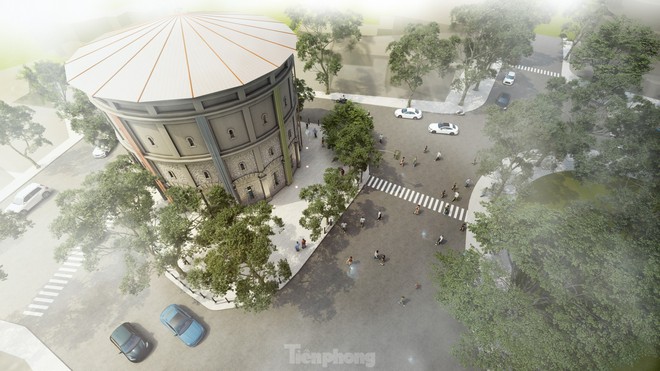 Hà Nội biến tháp nước Hàng Đậu thành không gian nghệ thuật bằng hình ảnh 3D - Ảnh 8.