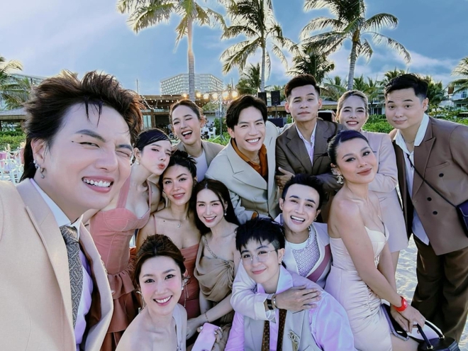Nửa showbiz tụ họp mừng ng&agrave;y vui, đ&aacute;m cưới Puka - Gin Tuấn Kiệt chứng minh sức h&uacute;t khủng ẵm hơn 17 triệu lượt tương t&aacute;c - Ảnh 4.