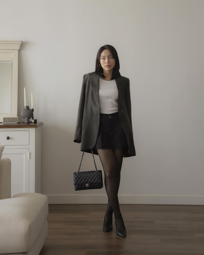 Nàng cao dưới 1m60 muốn mặc blazer đẹp và sang thì nên học lỏm blogger Hà Trúc - Ảnh 2.