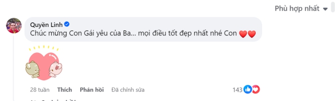 Dân tình soi được 1 hành động của Quyền Linh trên mạng xã hội, luôn quan tâm kỹ lưỡng thế này, bảo sao con gái học giỏi thế! - Ảnh 2.