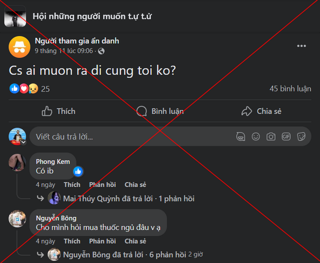 Rủ nhau cướp ng&acirc;n h&agrave;ng, tự tử tr&ecirc;n mạng x&atilde; hội: Hệ luỵ thật từ hội nh&oacute;m ảo - Ảnh 3.